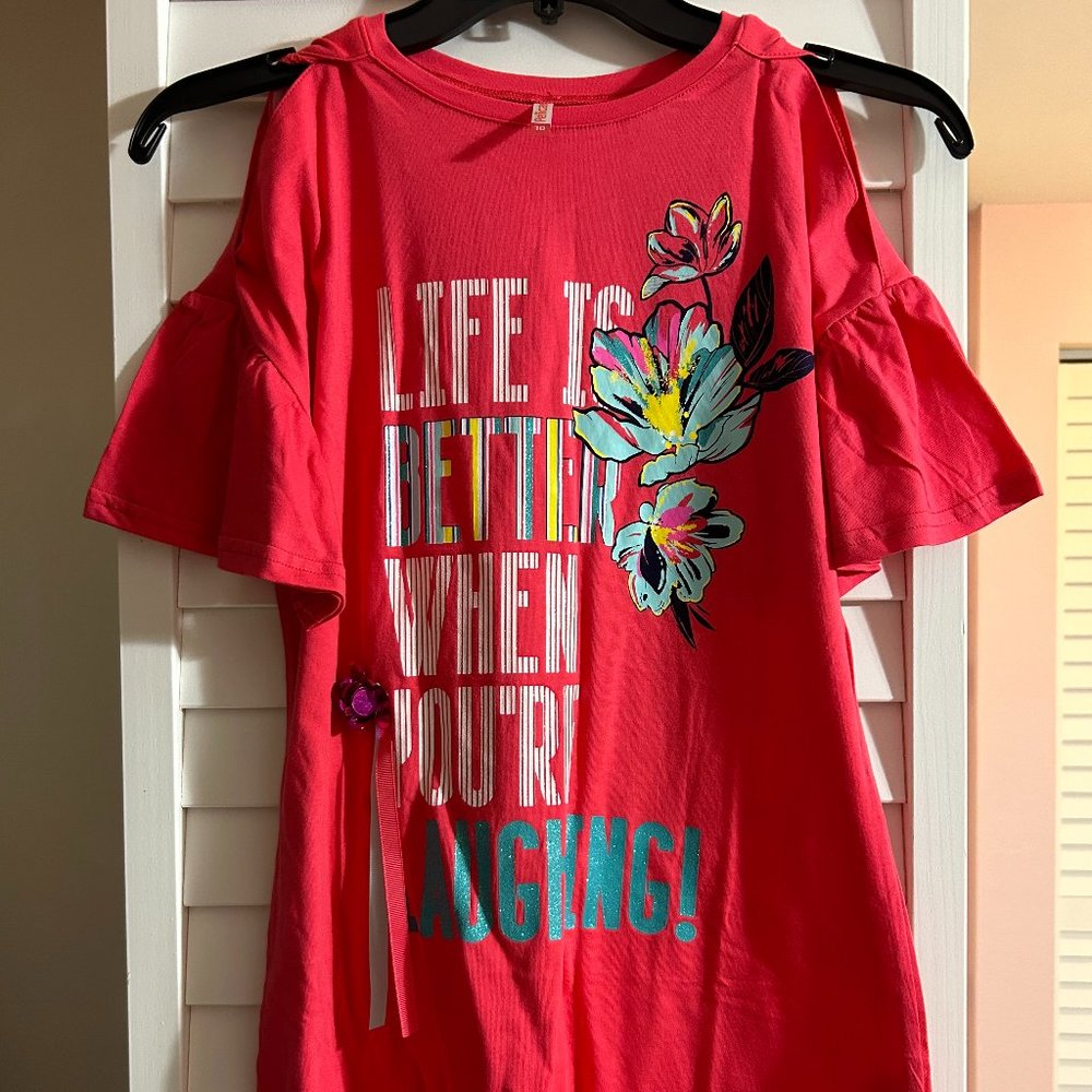 Dark pink summer dress